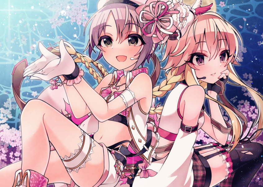 ninomiya asuka and otokura yuuki (idolmaster and 2 more) drawn by zy_jomi