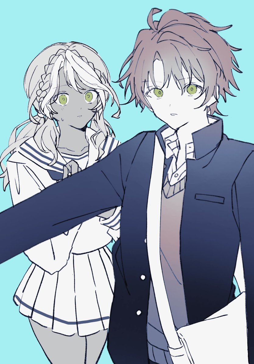andromeda and perseus (fate and 2 more) drawn by yawa_83