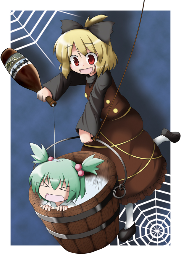 kurodani yamame and kisume (touhou) drawn by masu_shu