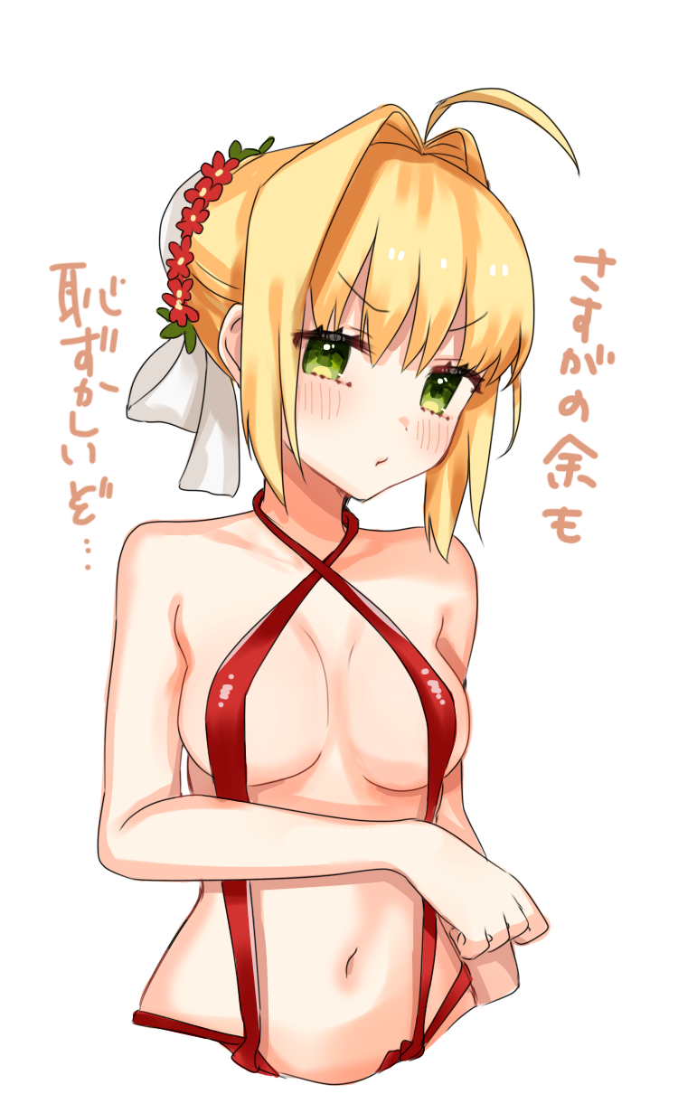 nero claudius (fate and 2 more) drawn by kyuuri_(yumi20010221)