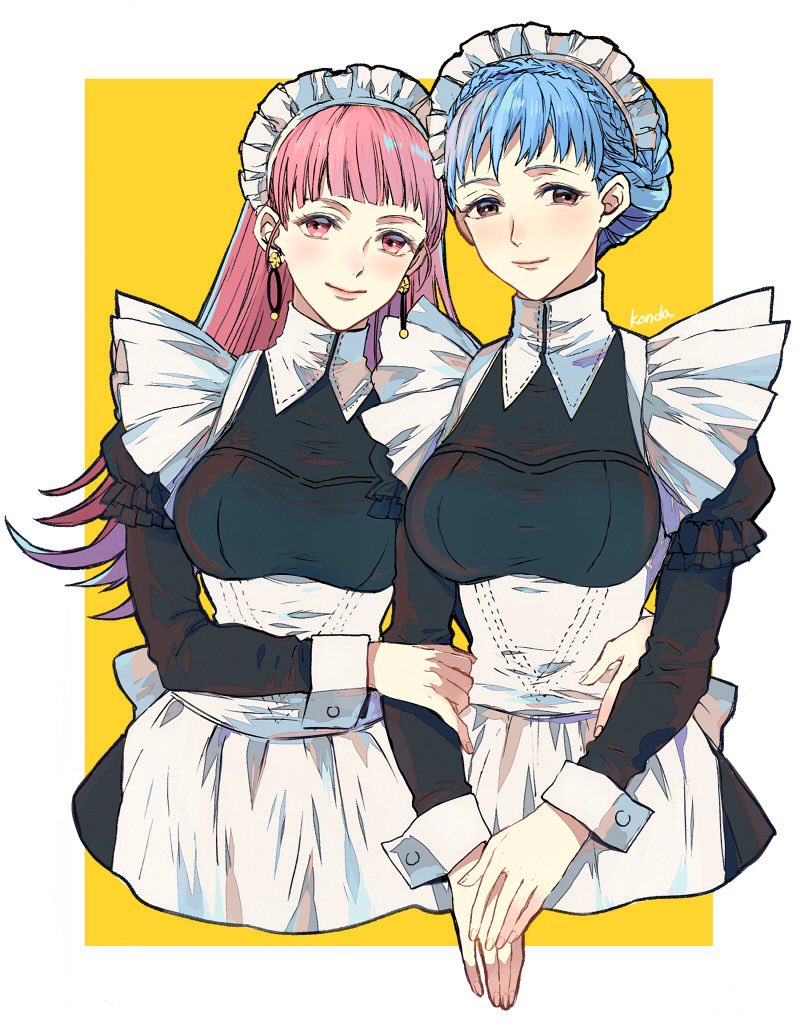 hilda valentine goneril and marianne von edmund (fire emblem and 1 more) drawn by fe_chaba