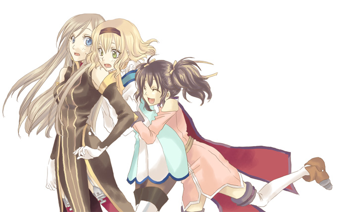 tear grants, anise tatlin, and natalia luzu kimlasca lanvaldear (tales of and 1 more)