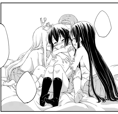 akiyama mio, nakano azusa, tainaka ritsu, and kotobuki tsumugi (k-on!) drawn by hamao