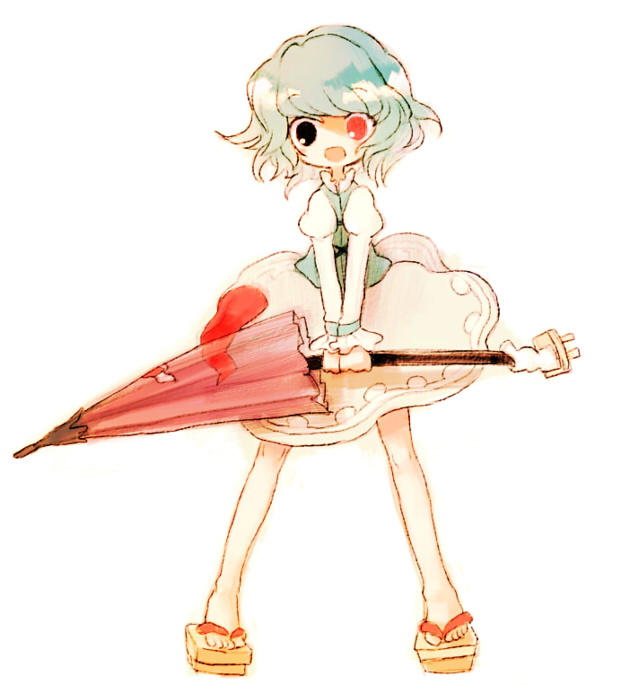 tatara kogasa (touhou and 1 more) drawn by k_no_hito