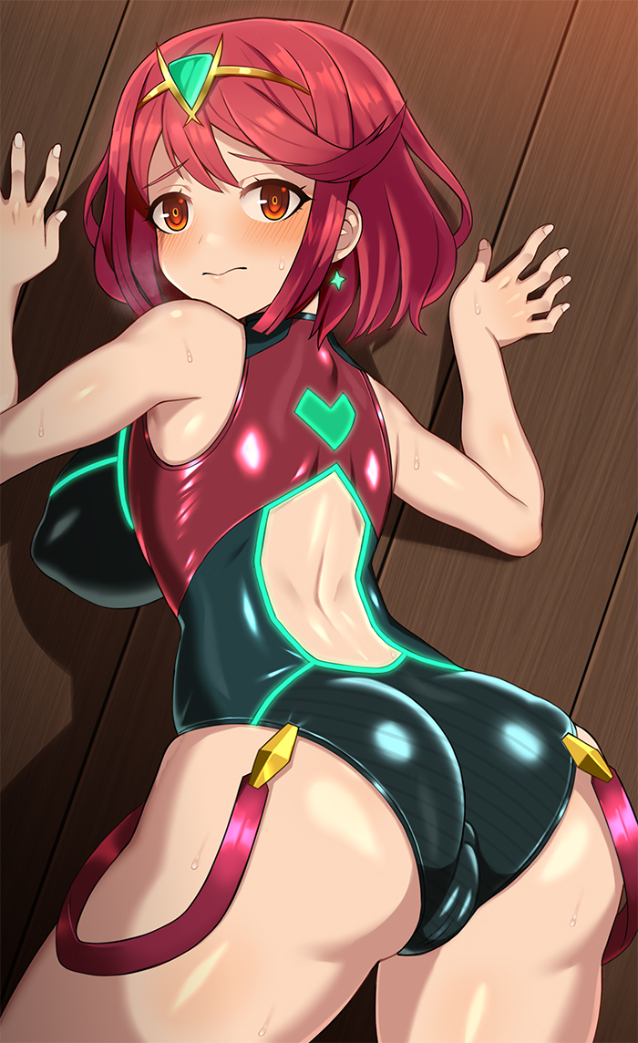 pyra (xenoblade chronicles and 1 more) drawn by nt00
