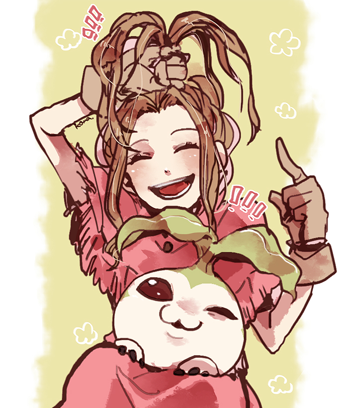 tachikawa mimi and tanemon (digimon and 1 more) drawn by komarou_(4km_ro)