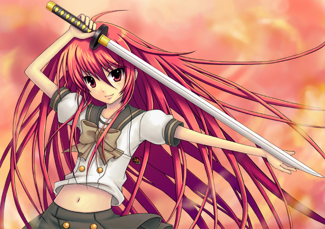 shana and alastor (shakugan no shana) drawn by katsuhisa_saya