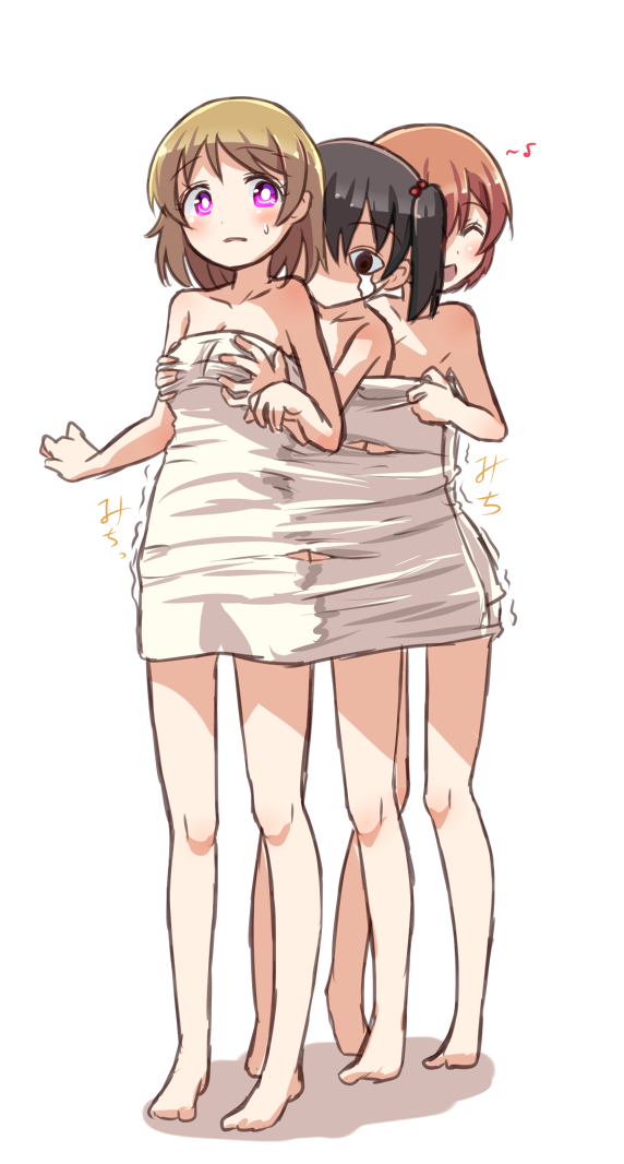 yazawa nico, hoshizora rin, and koizumi hanayo (love live! and 1 more) drawn by shipii_(jigglypuff)