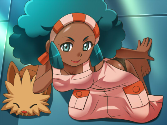 lillipup and lenora (pokemon and 1 more) drawn by awa