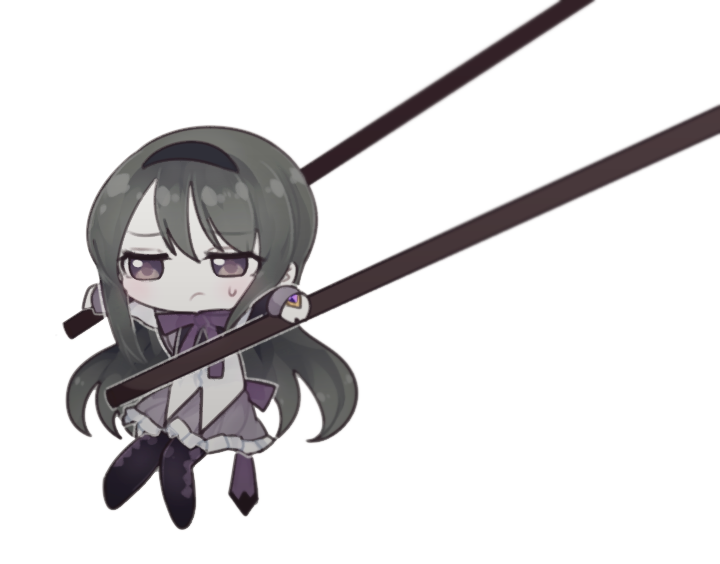 akemi homura (mahou shoujo madoka magica) drawn by fc_(efushii)