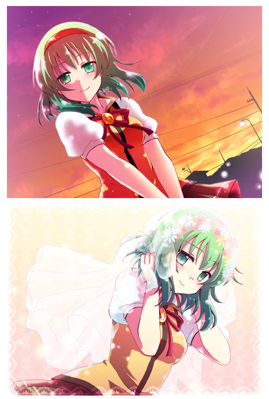 gumi (vocaloid and 1 more) drawn by kousetsu