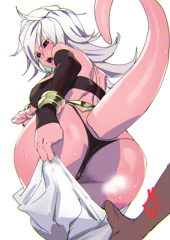 android 21 and majin android 21 (dragon ball and 1 more) drawn by ashiomi_masato