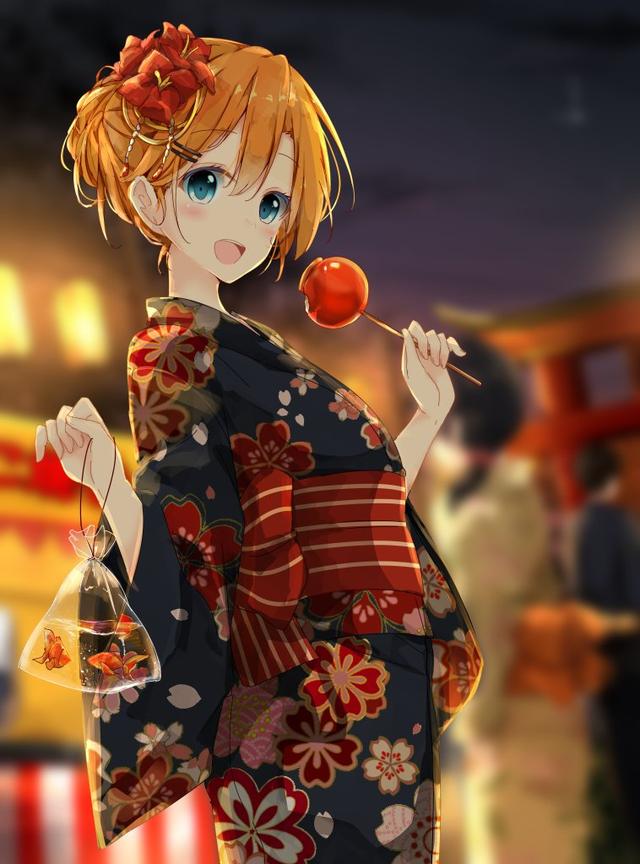 kosaka honoka (love live! and 1 more) drawn by shiina_kuro