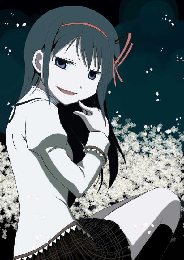 akemi homura (mahou shoujo madoka magica) drawn by yukimura_kaname