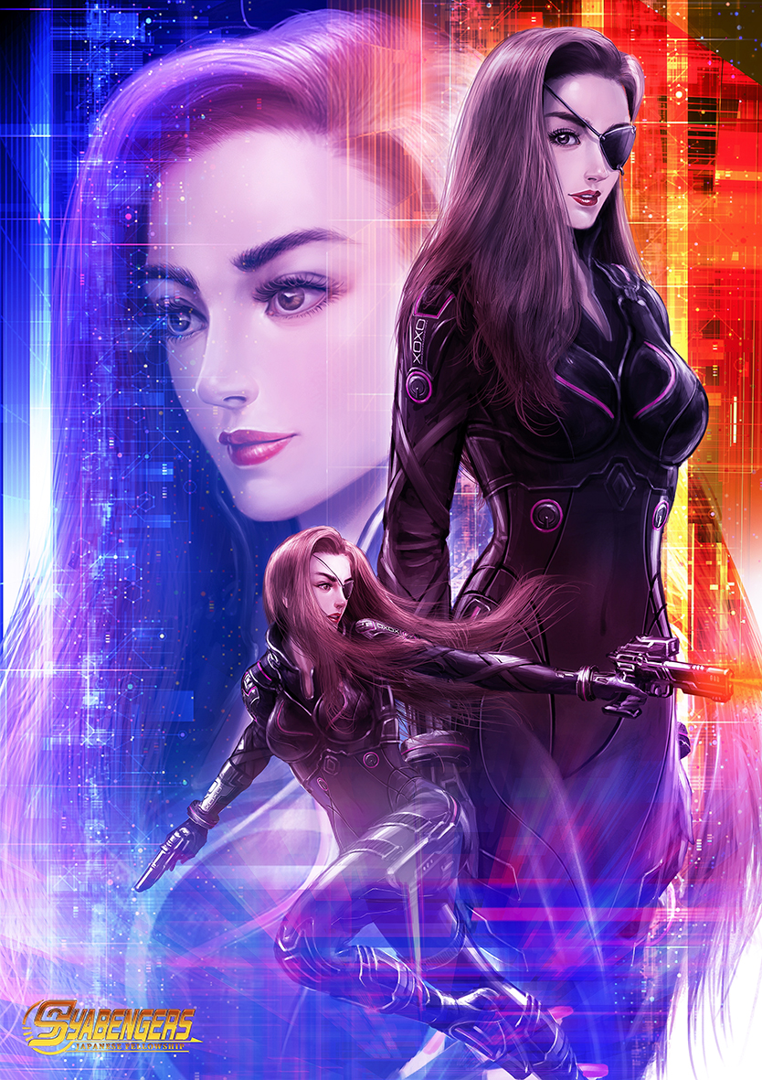 black widow (marvel and 4 more) drawn by sengoku_gallery