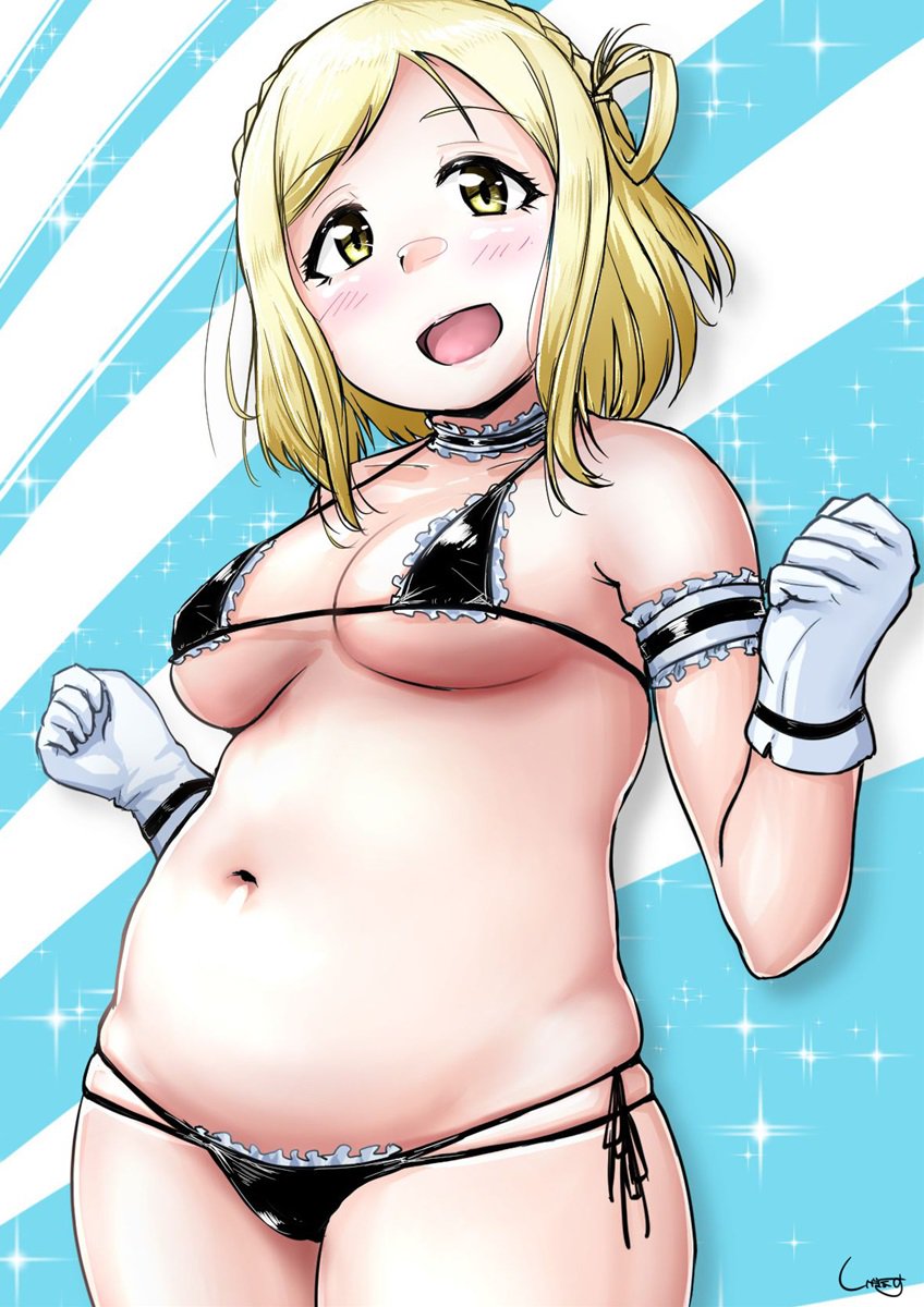 ohara mari (love live! and 1 more) drawn by shigekikkusu