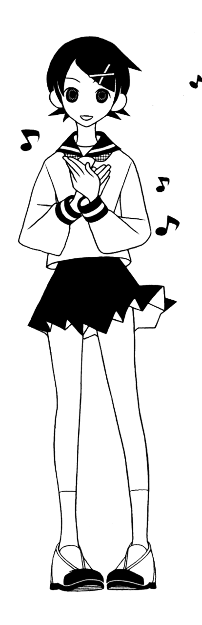 fuura kafuka (sayonara zetsubou sensei) drawn by kumeta_kouji