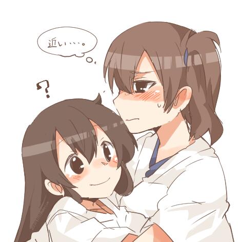 kaga and akagi (kantai collection) drawn by rebecca_(keinelove)