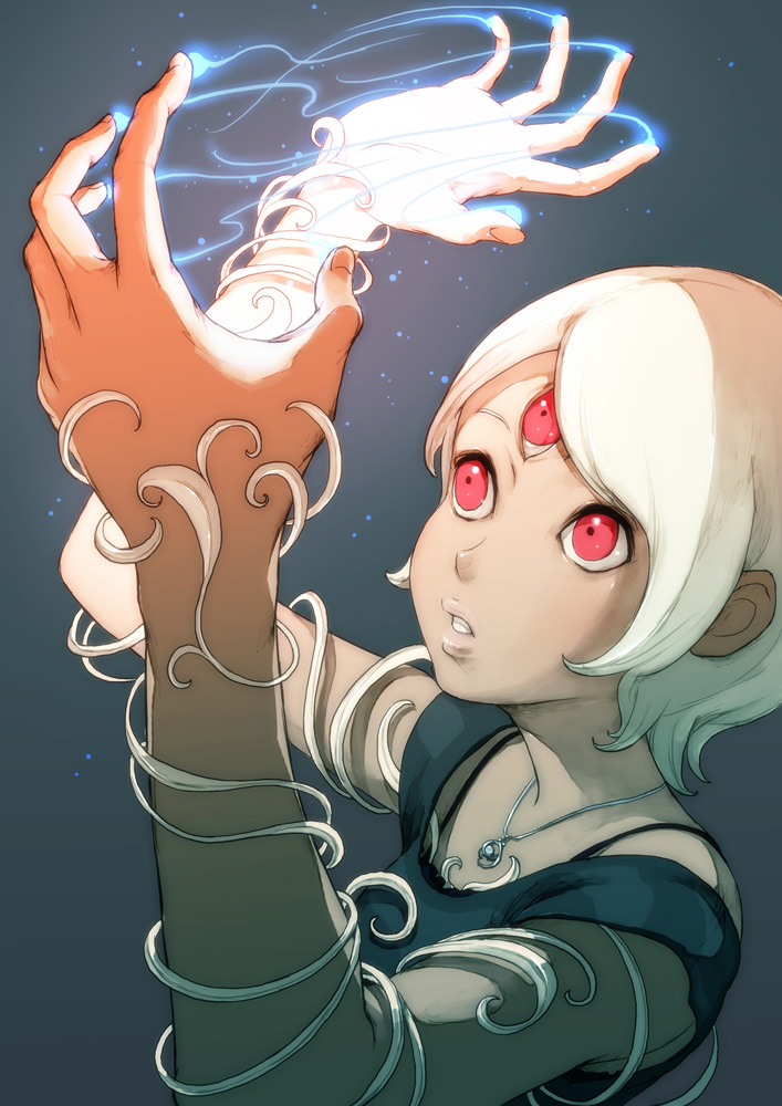 kitten and shiva (gravity daze and 1 more) drawn by saitou_shunsuke