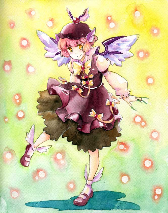 mystia lorelei (touhou) drawn by mitsumoto_jouji and shiroaisa