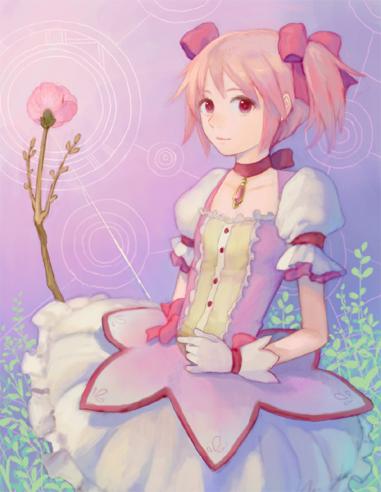 kaname madoka (mahou shoujo madoka magica) drawn by hiko_(scape)