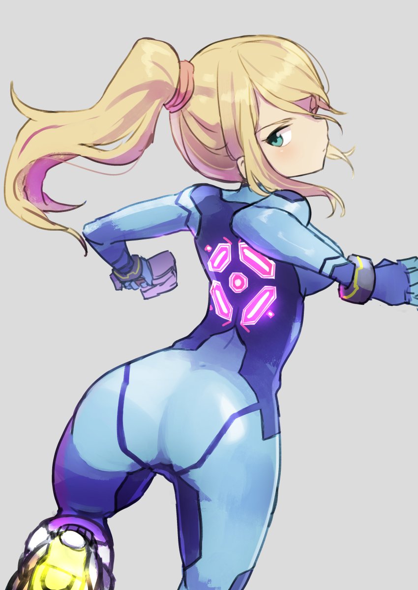 samus aran (super smash bros. and 1 more) drawn by gazacy_(dai)