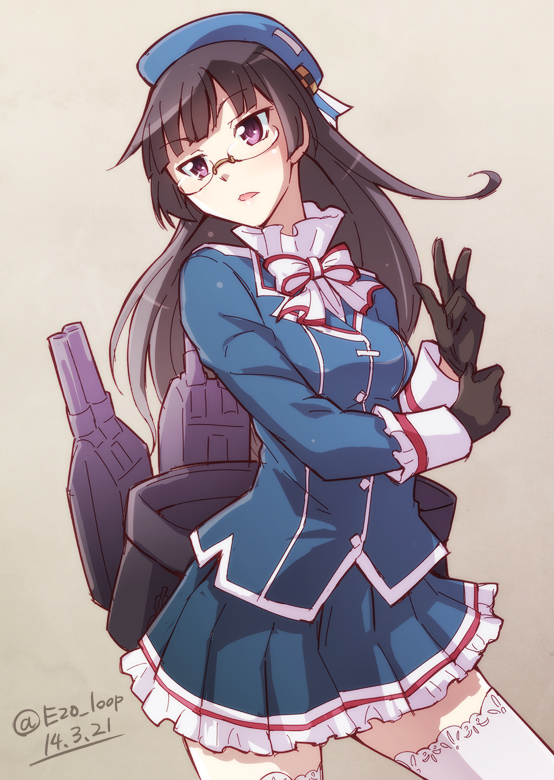 atago and choukai (kantai collection) drawn by e20