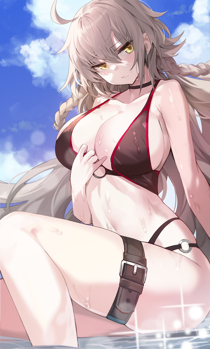 jeanne d'arc alter (fate and 1 more) drawn by goomrrat