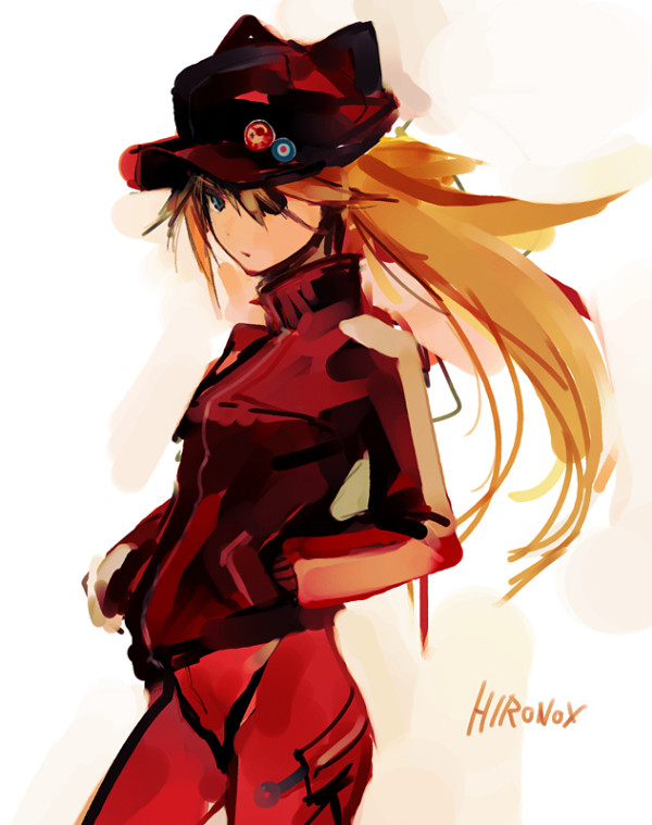 souryuu asuka langley (neon genesis evangelion and 2 more) drawn by hironox