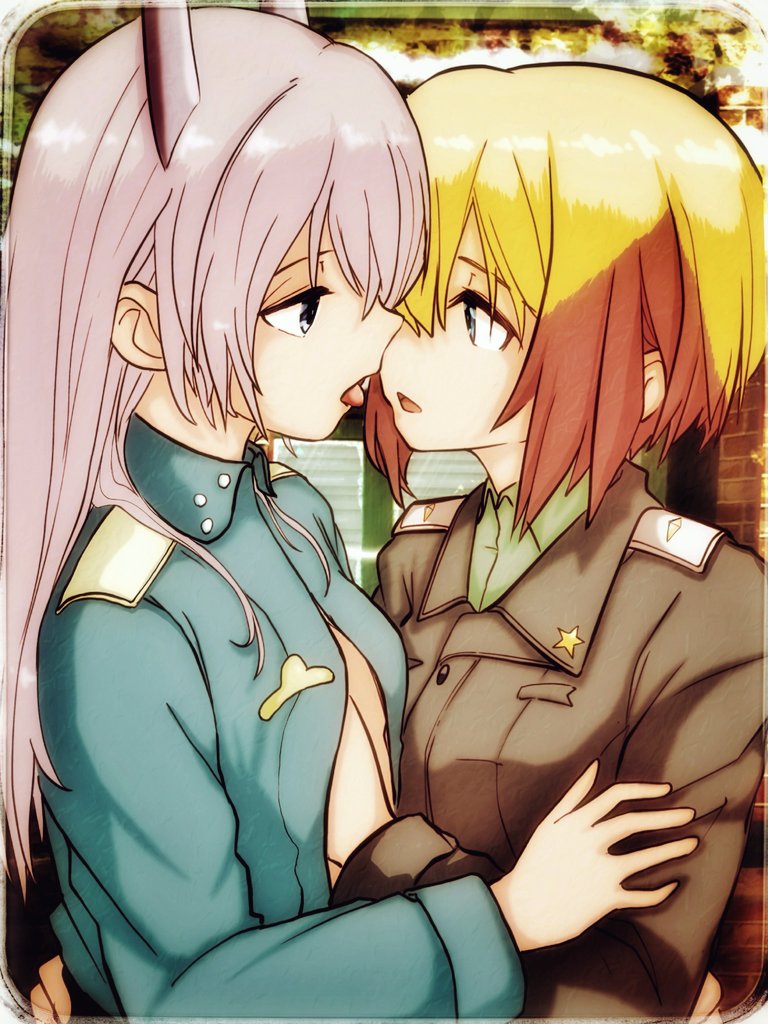 eila ilmatar juutilainen and erica hartmann (world witches series and 1 more) drawn by nemuri_nezumi