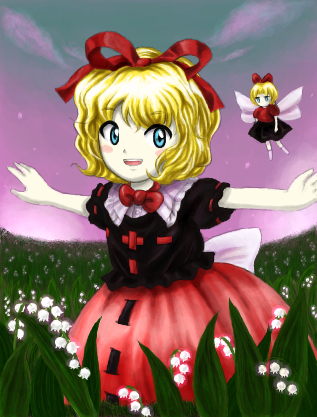 medicine melancholy and su-san (touhou) drawn by medinki