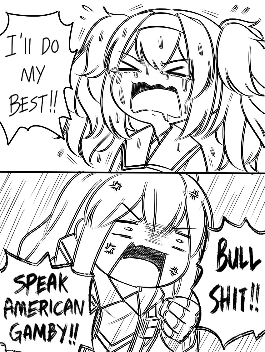 ump45 and gambier bay (kantai collection and 1 more) drawn by guin_guin