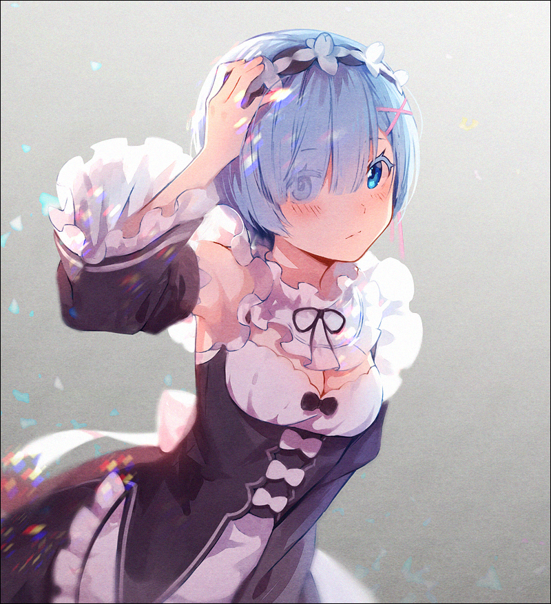 rem (re:zero kara hajimeru isekai seikatsu) drawn by hakusai_(tiahszld)