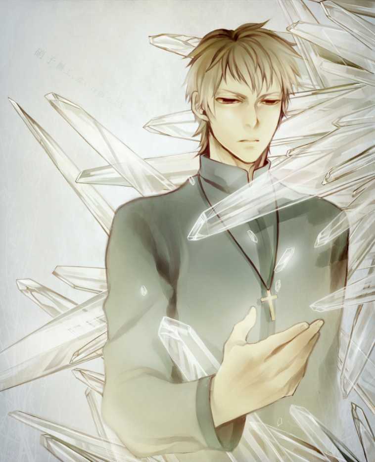kotomine kirei (fate and 1 more) drawn by tsukiho_(006688)