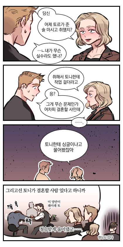 steve rogers, tony stark, natasha romanoff, and clint barton (marvel and 2 more) drawn by milkmaster