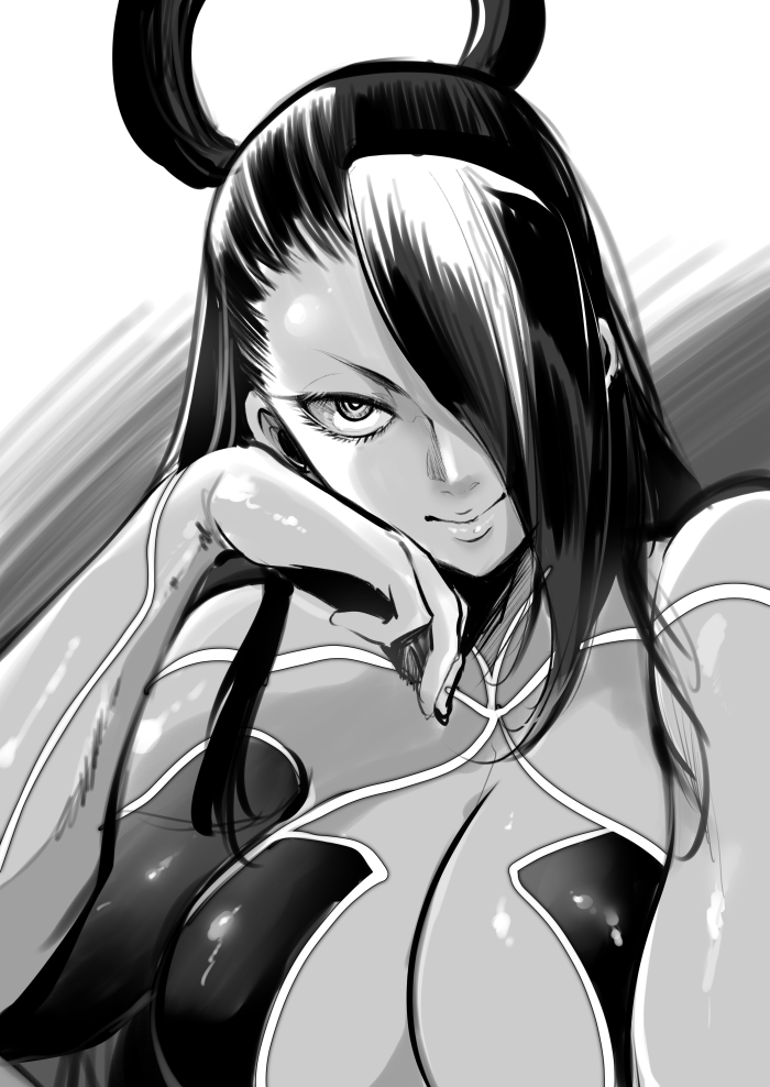 female seth (street fighter and 1 more) drawn by marimo_(yousei_ranbu)