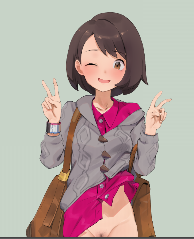 gloria (pokemon and 1 more) drawn by djheycha