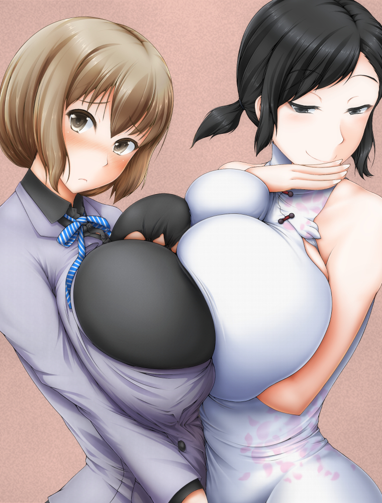 nitta io and kanno fumi (devil survivor and 1 more) drawn by bol_(liliymimi)