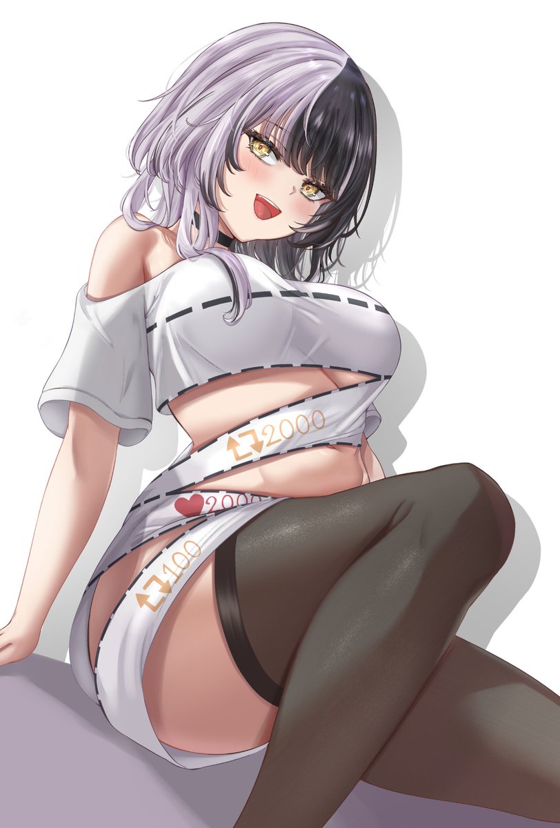 shiori novella (hololive and 1 more) drawn by aquina_art