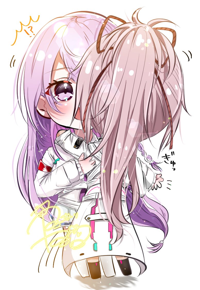 kura satomi and tsukishiro monaka (heaven burns red) drawn by goslingwallows