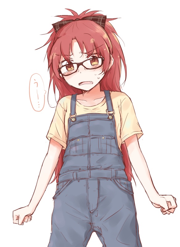sakura kyoko (mahou shoujo madoka magica) drawn by ryuunosuke_(luckyneco)