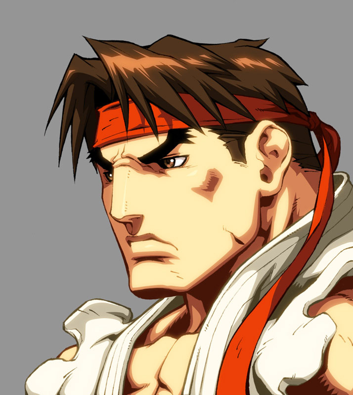 ryu (street fighter and 1 more) drawn by alvin_lee and espen_grundetjern
