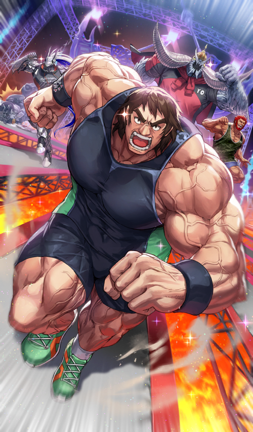 iskandar, super orion, charles babbage, ivan the terrible, and minamoto no tametomo (fate and 1 more) drawn by dai-xt