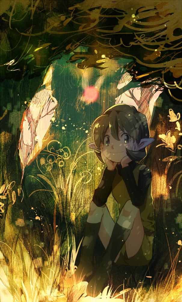 saria (the legend of zelda and 1 more) drawn by aoki_(fumomo)