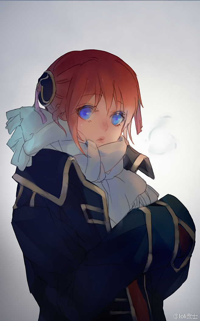 kagura and okita sougo (gintama) drawn by loli_bushi