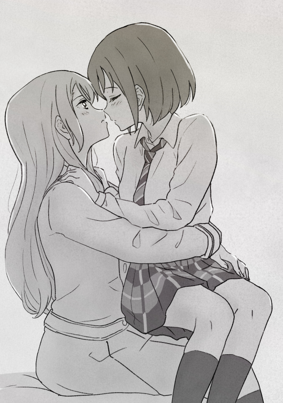 hikawa sayo and hazawa tsugumi (bang dream!) drawn by shibasaki_shouji