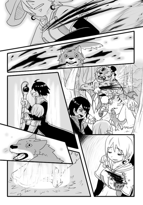 priest, hunter, wizard, knight, peco peco, and 2 more (ragnarok online) drawn by sorainu_c