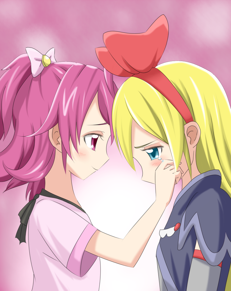 aida mana and regina (precure and 1 more) drawn by hiranotch