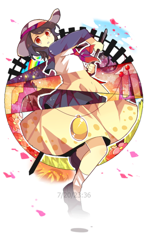 andou natsumi (natsumi step!) drawn by matryoshka_(borscht)