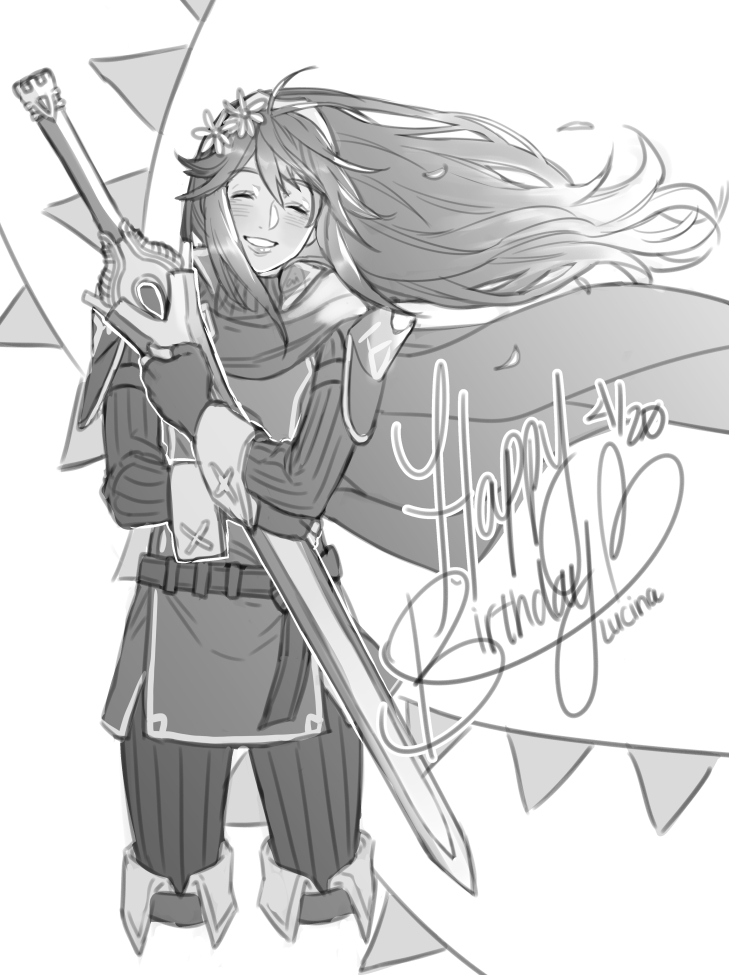 lucina (fire emblem and 1 more) drawn by krazehkai